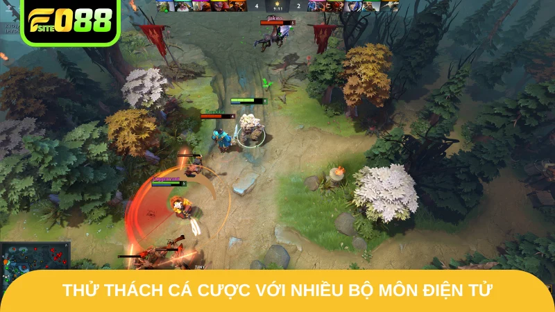 E-Sport Fo88 - Tận Hưởng Thể Thao Điện Tử Hốt Thưởng Lớn 4 Thử thách cá cược với nhiều bộ môn điện tử