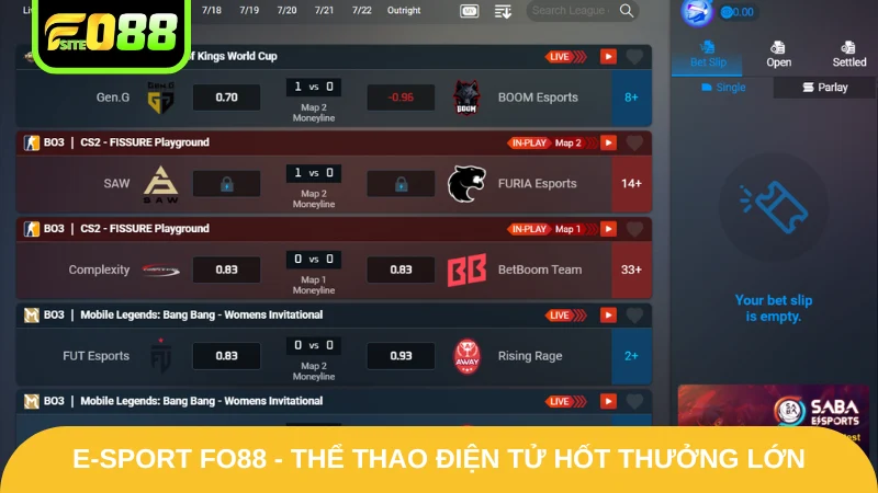 E-Sport Fo88 - Tận Hưởng Thể Thao Điện Tử Hốt Thưởng Lớn 1 E-Sport Fo88 - Tận Hưởng Thể Thao Điện Tử Hốt Thưởng Lớn